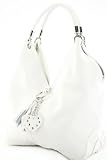 Produkt-Bild: ital. Tasche Ledertasche Damentasche Handtasche Schultertasche Shopper Leder Wei&szlig; 330W