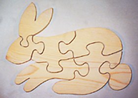 31phHxQE7ZL Wooden Educational Jig Saw Puzzle   Bunny