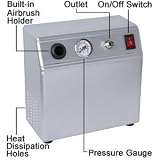 High Efficiency Airbrush Portable Air Compressor Makeup Tattoo Nail Machine Equipment Device Facility