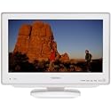 Toshiba 19LV611U 19-Inch 720p LCD TV with Built in DVD Player, White
