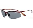 Bolle Kicker Sunglasses Dark Tortoise Frame w/Polarized TNS Gun Lens