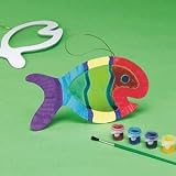 Colorful Fish Craft Kit (Makes 12)