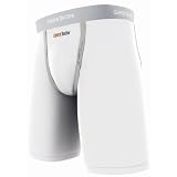 ShockDoctorMen'sPowerCompressionShortwithCupPocket(Large,White)