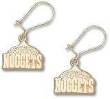 Denver Nuggets 14K Gold Dangle Earrings