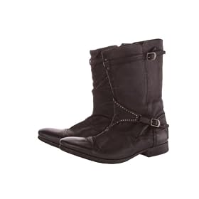 Buy John Varvatos 'Ago Buckle' Casual Boots Mens - Black by John Varvatos