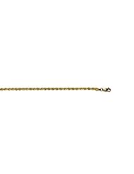 14K Yellow Gold Rope 3.1mm Necklace 24 Inch