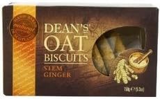 Dean's Of Scotland Stem Ginger Oat Cookies 8x 5.3Oz