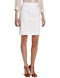 AK Anne Klein Womens Denim Slim Skirt