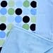 Groovy Blue - Yummy Blanket Groovy Blue Large Dot