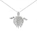 Sterling Silver Toggle Turtle Necklace