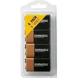Buy 9 Volt Duracell Alkaline Batteries Coppertop 4 Pack MN1604