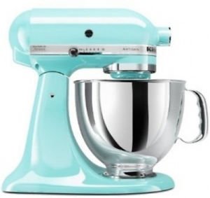 Kitchenaid Tilt Back Head Stand Mixer 325 Watt 5 Quart Ice Ksm150psic Blue Icy Fast Shipping By Fedex