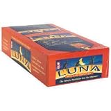 Clif Bar - Clif Luna Nutrition Bar for Women - Nutz Over Chocolate - 15 - 1.69 oz bars [25.4 oz ]