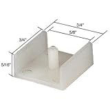 CRL Tub Enclosure Sliding Door Bottom Guide 5/8 Channel - Package