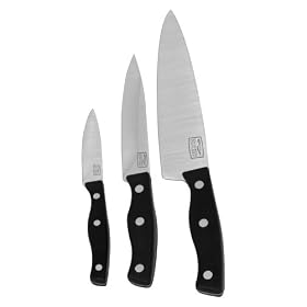 Chicago Cutlery Metropolitan 3-Piece Prep Knife Set by Chicago Cutlery