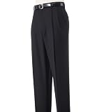 Factory Store Pleated Black Gabardine Pants