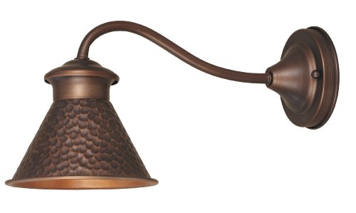 World Imports Lighting 9002-86 Dark Sky Essen 1-Light 6-inch Wall Lantern with Long Arm, Antique Copper