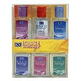  : K-Y Touch Massage 2-in-1 Warming Body Massage & Lubricant Variety Pack - 6 Pieces/ Set