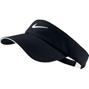 2013 Nike Golf Womens Ladies Dri-Fit Tech Swoosh Visor (Black)