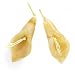 Yellow Honey Jade Pendant Bead Lily Flowers 35mm (2)