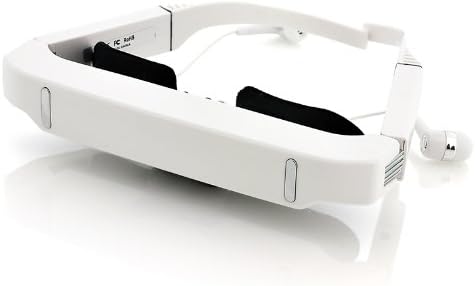 Mobile Theater Video Glasses - 84 Inch Virtual Screen Size, Rechargeable Battery