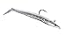 Okuma Fishing Tackle Savage Gear Sand Eel Sinking Lure, Real Pearl, 7 1/2-Inch - 3 1/2-Ounce