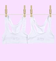2 Pack - Older Girls' Plain Crop Tops