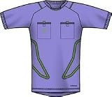 Adidas Herren Trikot UEFA Champions League Referee, medium purple/intense green, M