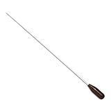 Pickboy PBFT250R1 White 380mm fiberglass Conductor Baton, cork grip 57mm x 20mm
