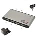 Electronics : Ex-Pro 7 Port Powered Aluminium Finished Mini USB 2.0 / 1.1 HUB, Turn 1 port into 7 Ports. High Speed USB with UK Power.