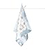 Little Giraffe Luxe Dot Blanky (blue)