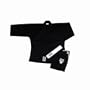 Amber Sporting Goods KAR-8-B-00 8oz Karate Uniform Black Size 00