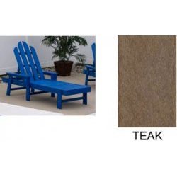Long Island Chaise Lounge - Teak (Teak) (38H x 26.50W x 76D) by 