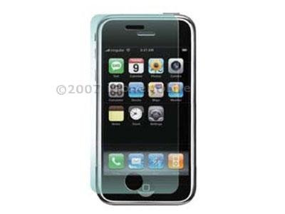 Retail Packing Apple iPhone 1st Gen (NOT for iPhone 3G) PDA Smartphone Premium Reusable LCD Screen Protector with Lint Cleaning Cloth