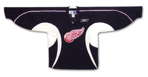 Detroit Red Wings Platinum Performance Black Practice Jersey