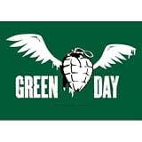 Green Day - Winged Grenade 30'' x 40'' Textile/Fabric Poster