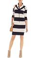 Sporty Stripe Knit Dress