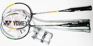 Racket Frame: Steel - YONEX Combo Badminton Recreational Package-2 Racket Set