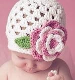 Children’s Crochet Flower Hat (3- 12 Months +, Riley Hat)