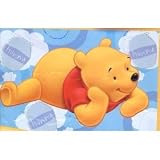 Huge 133x200 Cms Dreamy Pooh Non-slip Area Rug
