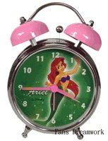 Disney Mermaid Clock : Ariel Twin Bell Alarm clock