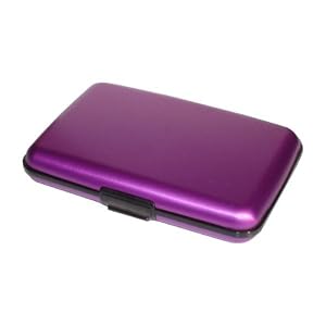 Buy Credit Card Wallet, Smooth, Purple by Ogon Designs