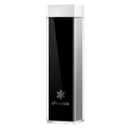 eFreesia® Mini Black Mobile Power Bank External Portable Charger Battery 2200mAh - EFMPBK2200 for Apple iPhone 4 4s 5, Samsung Galaxy S2, Galaxy S3, Galaxy Note 2, Galaxy Camera, HTC One X, One S, Evo, DNA, Droid, Motorola Droid, Bionic, X2, Nokia N9, Lumia, Sony Xperia and More!