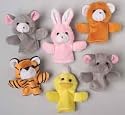 12pc Plush 3.5" Animal Finger Puppets