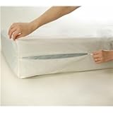 Premium Hypoallergenic Bed Bug Proof Zippered Mattress Protector - Twin Siz ....
