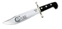 Case Cutlery 00311 Bowie Knife with Fixed Stainless Steel Blade Genuine Leather Sheath Jet Black Synthetic