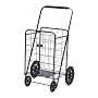 Black Super Shopping Cart