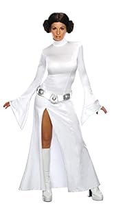 Secret Wishes Women's Sexy Princess Leia Costume, White, XS