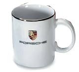 Porsche White Logo Mug