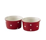 Spode Baking Days Set of 2 Ramekins 4 inch - Red